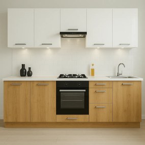 Kuchenna szafka modułowa dolna narożna BELLA DN-100/82 dąb miodowy mat