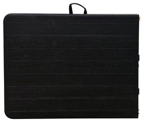 Stół ogrodowy Autronic, metal, tworzywo sztuczne,czarny, AZ-K100 3 BK