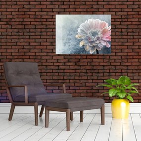 Obraz - Zimowy kwiat (70x50 cm)