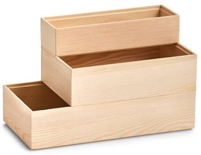 Pojemnik uniwersalny do przechowywania przedmiotów, sosnowa skrzynka, niewielkie pudełko na przedmioty.
