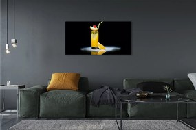 Duży obraz na płótnie Słoneczny Koktajl Pomarańczowy