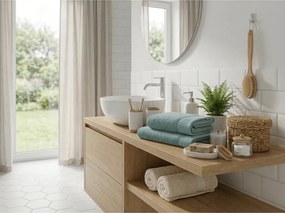 Ręcznik CLYR 50x100 cm niebieski, 100% bawełna