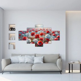 Obraz - Pole maków (125x70 cm)