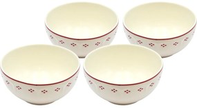 Zestaw misek Mäser Lova Red 14 cm, 4 szt.