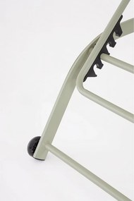 Szarobrązowy metalowy leżak ogrodowy Taylor – Bizzotto