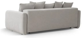 Beżowa rozkładana sofa ze schowkiem 231 cm Elen – Micadoni