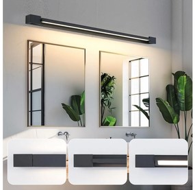 Brilagi-LED Oświetlenie lustra łazienkowego AQUA LINE LED/36W/230V 120 cm IP44 czarne