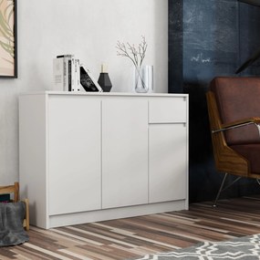 Komoda ASTORRE 113 cm do Salonu Sypialni z Szufladą Biały