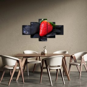 Obraz truskawki (125x70 cm)