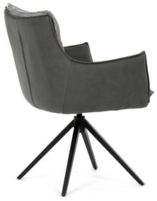 Zestaw krzeseł obiadowych z mechanizmem powrotnymDCH-D1345 GREY2, 2 szt.