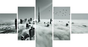 Obraz - Wieżowce w Dubaju (125x70 cm)