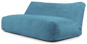 Niebieski sztruksowy worek do siedzenia Sofa Tube 190 – SLOWDOWN