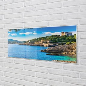 Panel szklany do Kuchni Górzyste Wybrzeże nad Morzem
