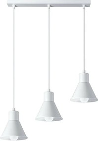 Lampa wisząca TALEJA 3 biała