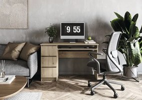 Biurko nowoczesne z szufladami dąb artisan B6-S80