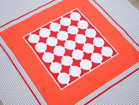 PrzytulneMieszkanie.pl PrzytulneMieszkanie.pl Pościel z bawełny renforcé TABITA czerwone Rozmiar pościeli: 2 szt 80 x 80 cm | 200 x 200 cm