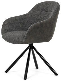Zestaw krzeseł obiadowych z mechanizmem powrotnymDCH-Y1143 GREY2, 2 szt.