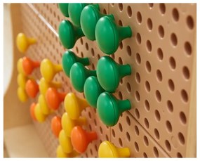 Masterkidz kolorowe kołeczki jumbo do tablicy stem 64 szt. - 8 kolorów