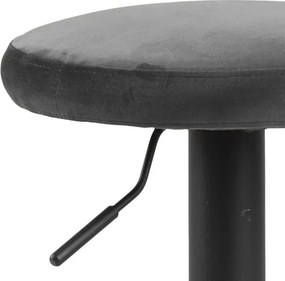 Regulowany hoker z podnóżkiem Finch dark grey