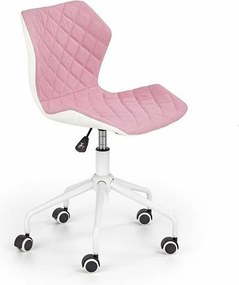 Fotel dla dziecka MATRIX 3 różowy/biały