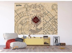 Fototapeta dla dzieci Harry Potter Marauders Map 252 x 182 cm, 4 części