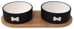 Zestaw ceramicznych misek dla psów ze stojakiem ø 13 cm Dog Fantasy – Plaček Pet Products