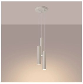 Kremowa lampa wisząca ø 19,5 cm Castro – Nice Lamps