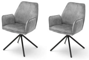 Krzesło do jadalni NEXORO 1 szt. szare