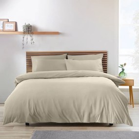 Beżowa pościel jednoosobowa 135x200 cm So Soft Easy Iron – Catherine Lansfield