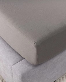 Prześcieradło jersey z gumką Jerry 90x200cm grey