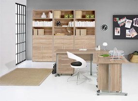 Kontenerek 4-szufladowy na kółkach Prima 4 dąb sonoma