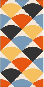 Tapeta - Kolorowa geometryczna abstrakcja III.