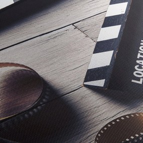 Obraz - Film (z zegarem) (90x30 cm)