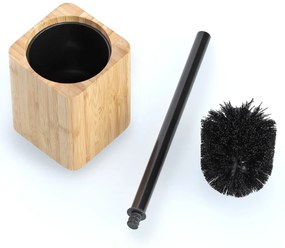Szczotka do WC z pojemnikiem, bambus, ZELLER