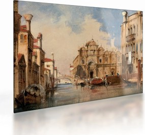 Obraz na szkle - Jules-Romain Joyant, The Scuola di San Marco, Venice, reprodukcje (70x50 cm)