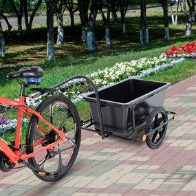 Przyczepa rowerowa TERY, 90l, 61x153x90cm, czarna Monzana