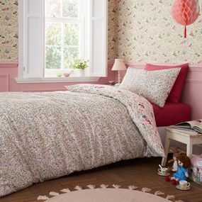 Różowa bawełniana pościel dziecięca dwuosobowa 200x200 cm Fairytale – Belle &amp; Boo