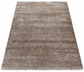 Dywan shaggy poliestrowy Brilliant beżowy 60 cm x 110 cm
