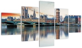 Obraz - Houses of Parliament w Londynie (125x70 cm)