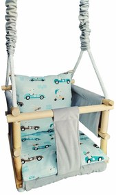 Drewniana huśtawka dla dzieci 6 wzorów R0-D98