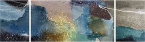 Obraz - Akwarelowa abstrakcja (170x50 cm)