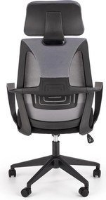 Obrotowe krzesło gabinetowe z zagłówkiem Valdez