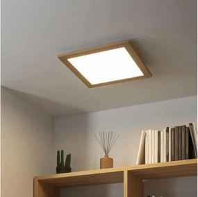 Eglo - Panel LED RGB ściemnialny natynkowy SALOBRENA-C LED/40W/230V brązowy + pilot