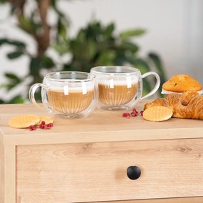 4Home Szklanka termiczna do cappuccino Hot&Cool 270 ml, 2 szt.