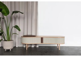 Brązowa szafka pod TV w dekorze dębu 140x40 cm Audacious – UMAGE