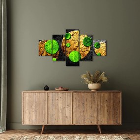 Obraz abstrakcji - Kule (125x70 cm)