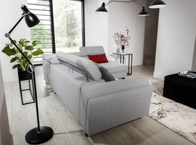 Narożnik z funkcją spania KAIROS VELVET granatowy prawy ELTAP