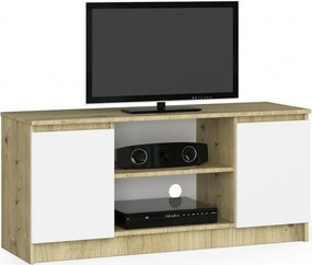 Szafka pod telewizor dąb artisan + biały Z5-G72