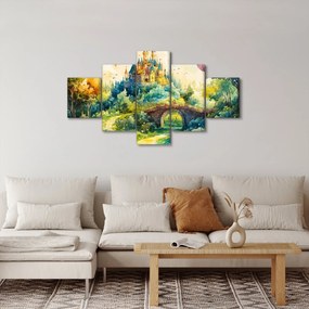 Obraz - Baśniowy zamek (125x70 cm)