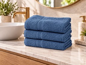 Ręcznik kąpielowy SOFT 70x125 cm niebieski, 100% bawełna